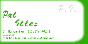 pal illes business card